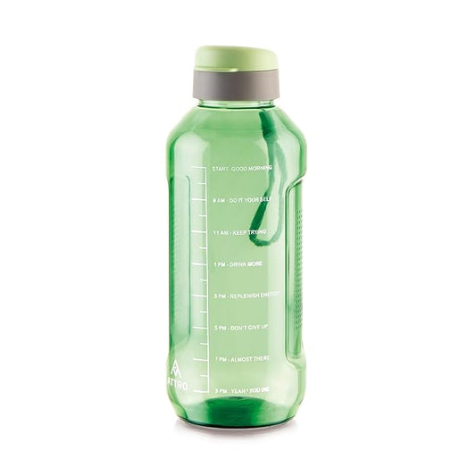 Ultra Pro 2 Motivational 2L BPA-Free Water Bottle with Leak-Proof Flip-Top Cap, Nylon Strap and Stylish Mint Green Color for Daily Hydration, Plastic